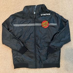 Youth Santa Cruz windbreaker size xl